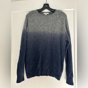 Peter Millar Men’s Gray and Navy Crewneck Sweater